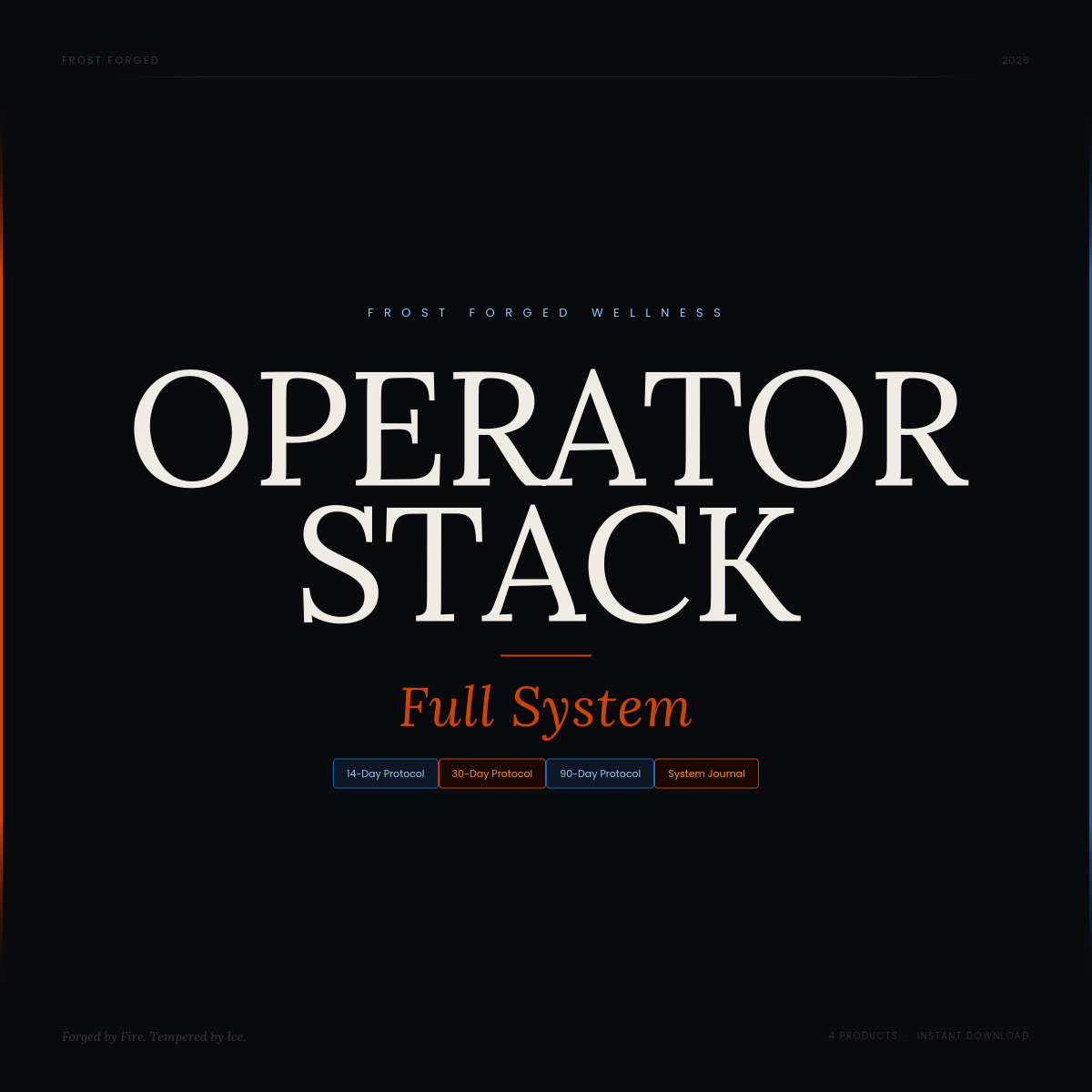Frost Forged Operator Stack