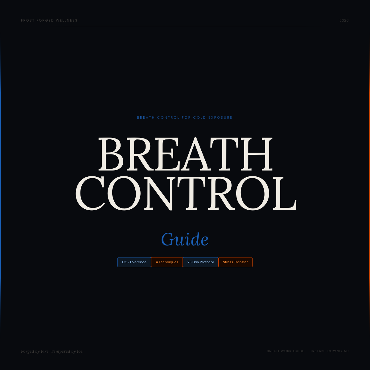 Breath Control for Cold Exposure — Staying Calm Under Stress