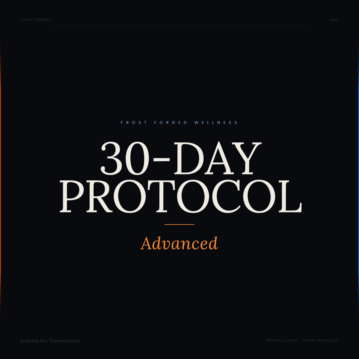 30-Day Advanced Contrast Therapy Protocol