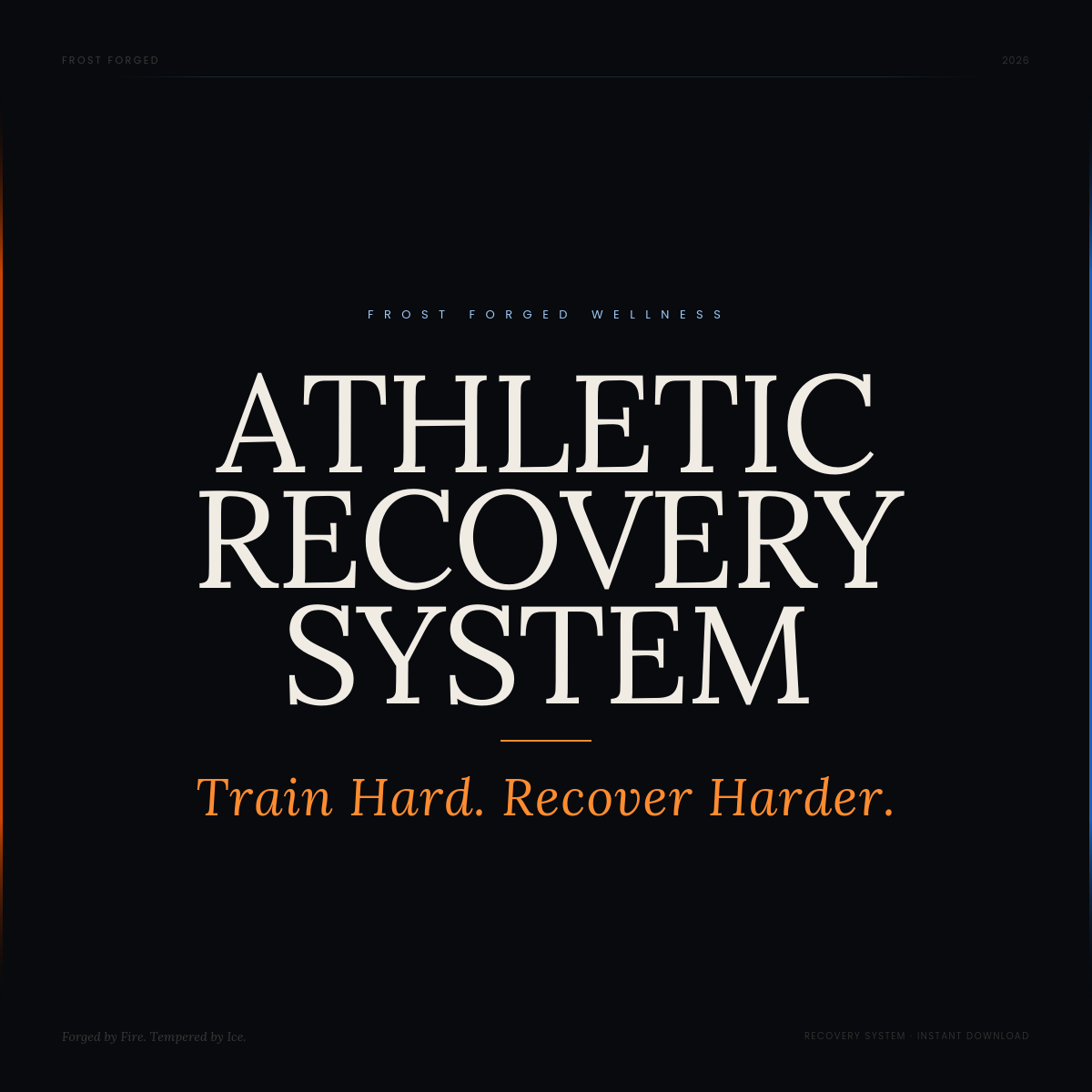 Athletic Recovery System
