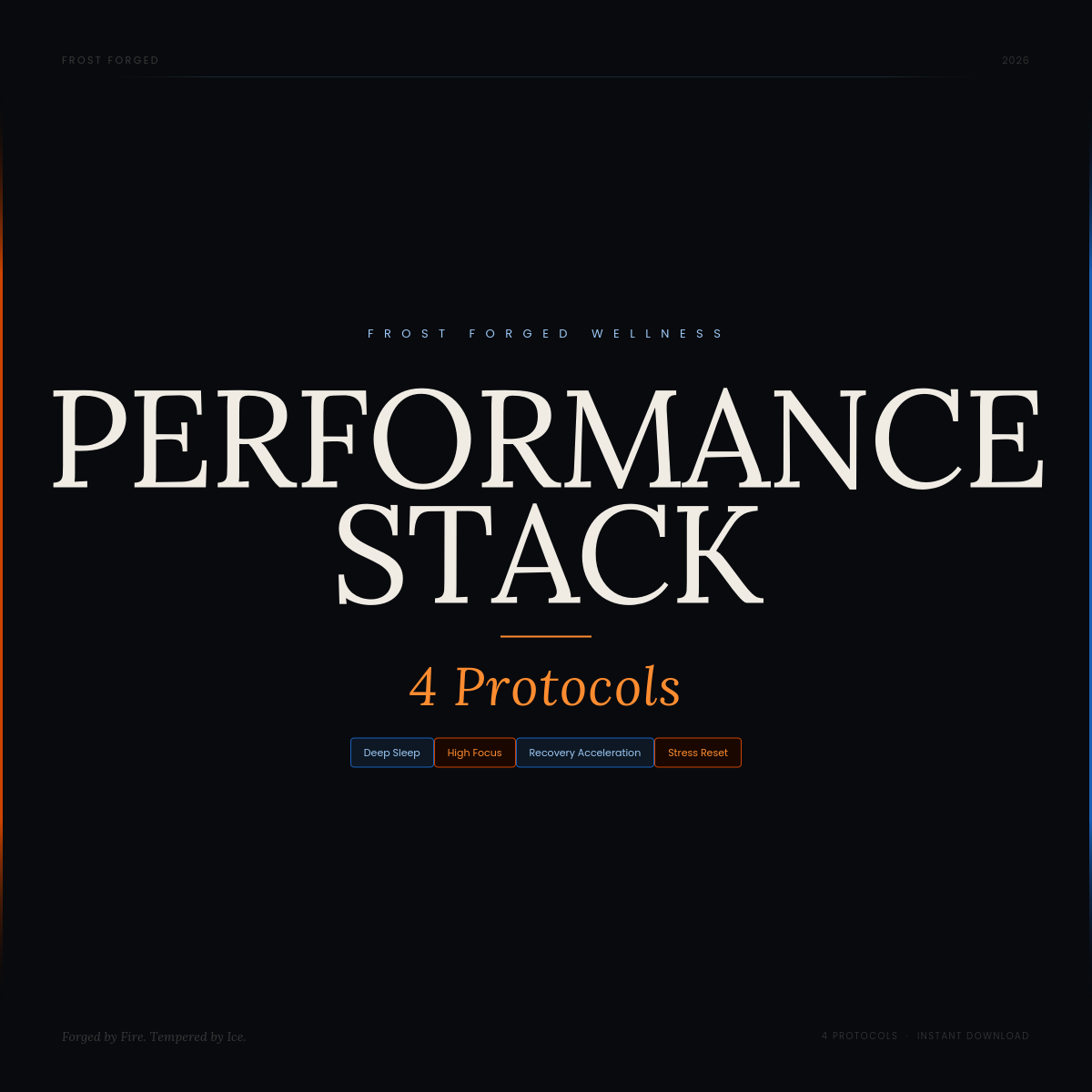 Frost Forged Performance Protocol Stack